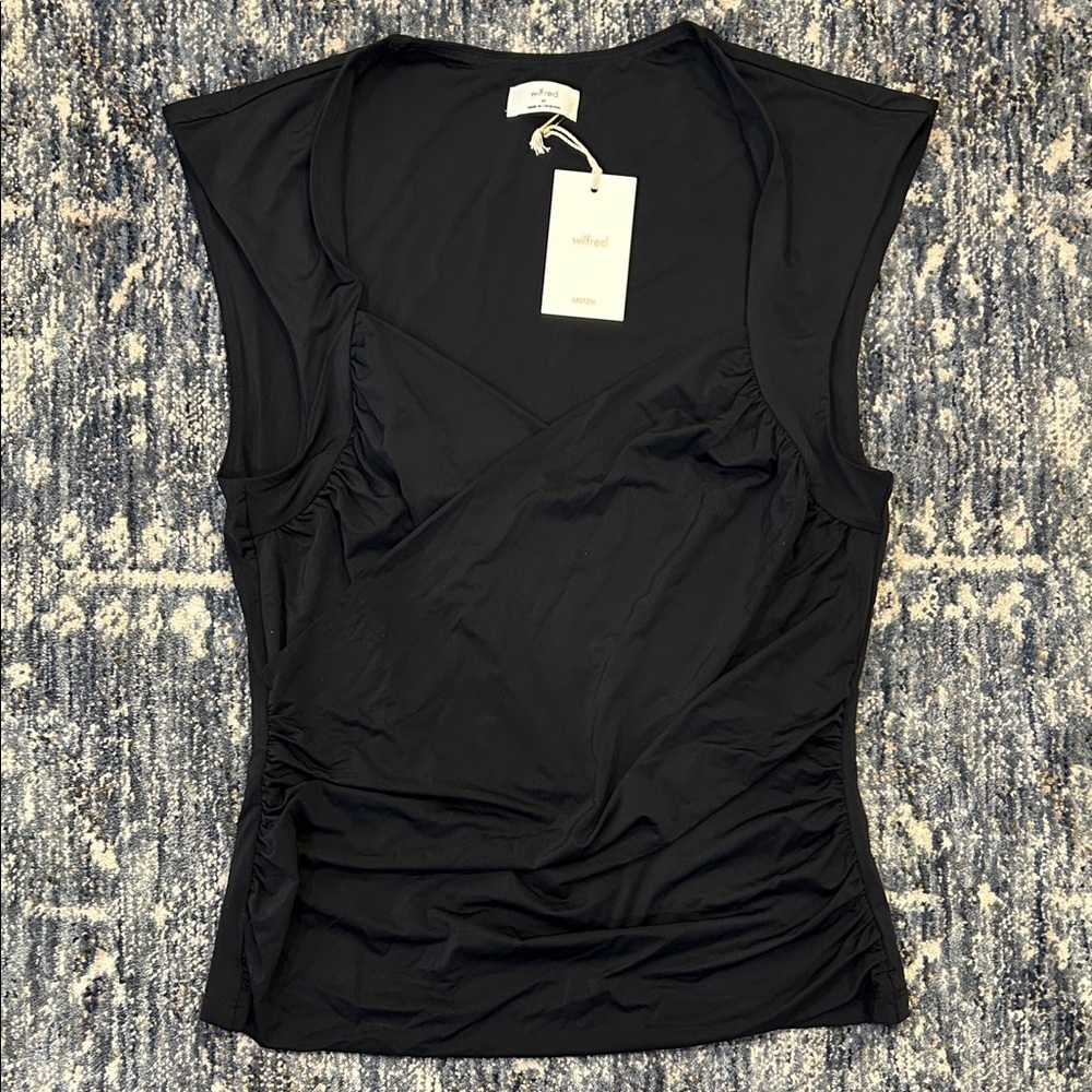 Wilfred Elegant Black Tank Top